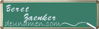 Beret Zaenker Visitenkarte
